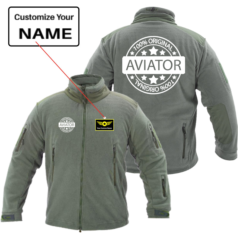 100 Original Aviator Designed Fleece Military Jackets (Customizable)