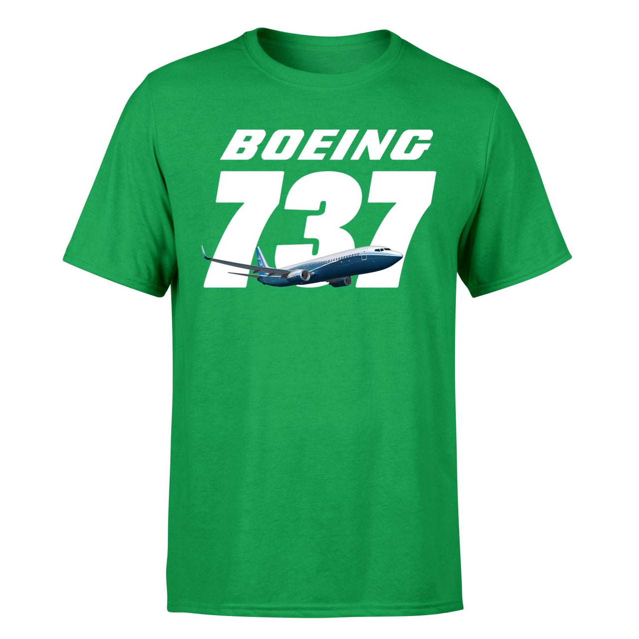 Super Boeing 737+Text Designed T-Shirts
