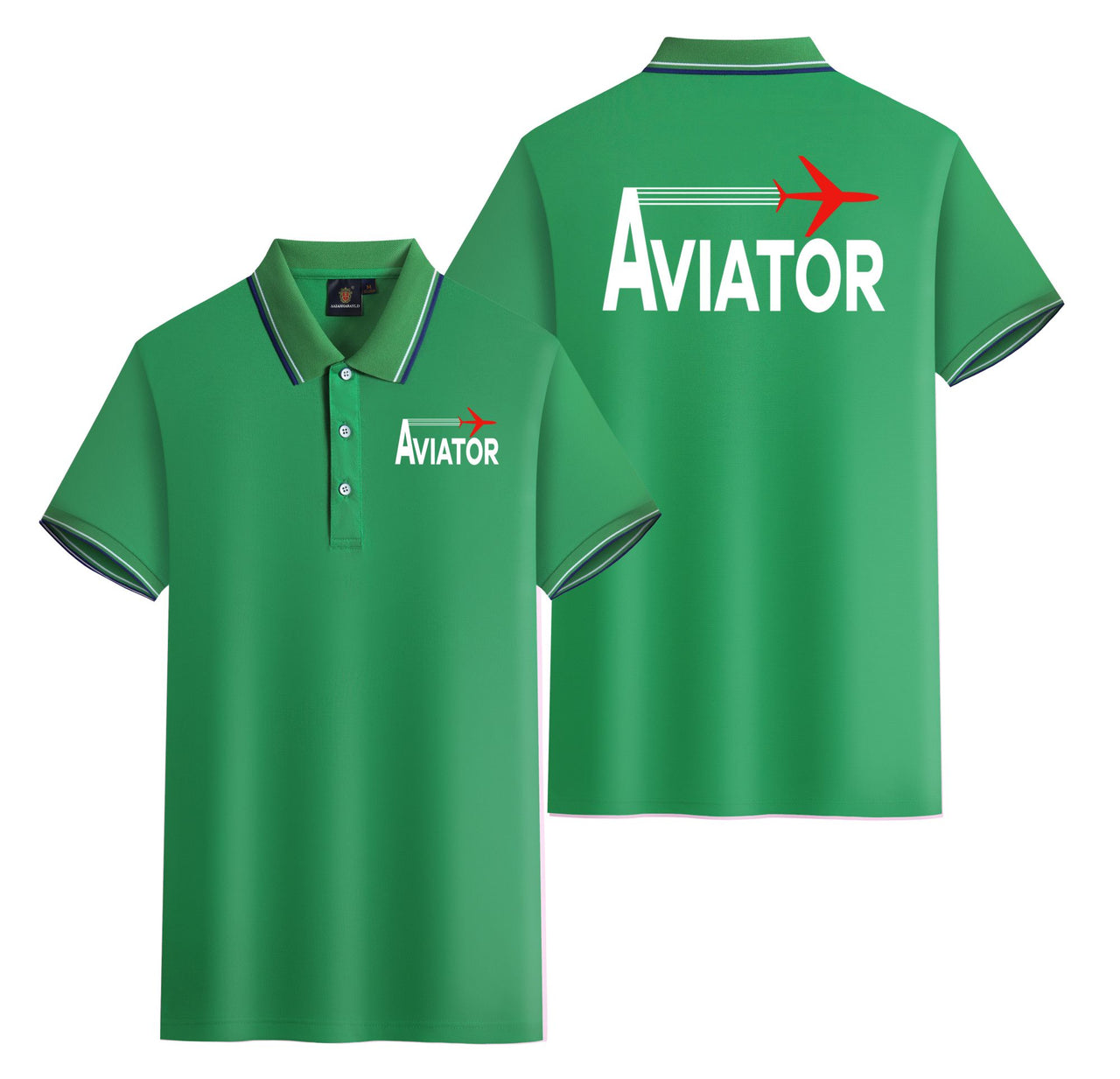 Aviator Designed Stylish Polo T-Shirts (Double-Side)