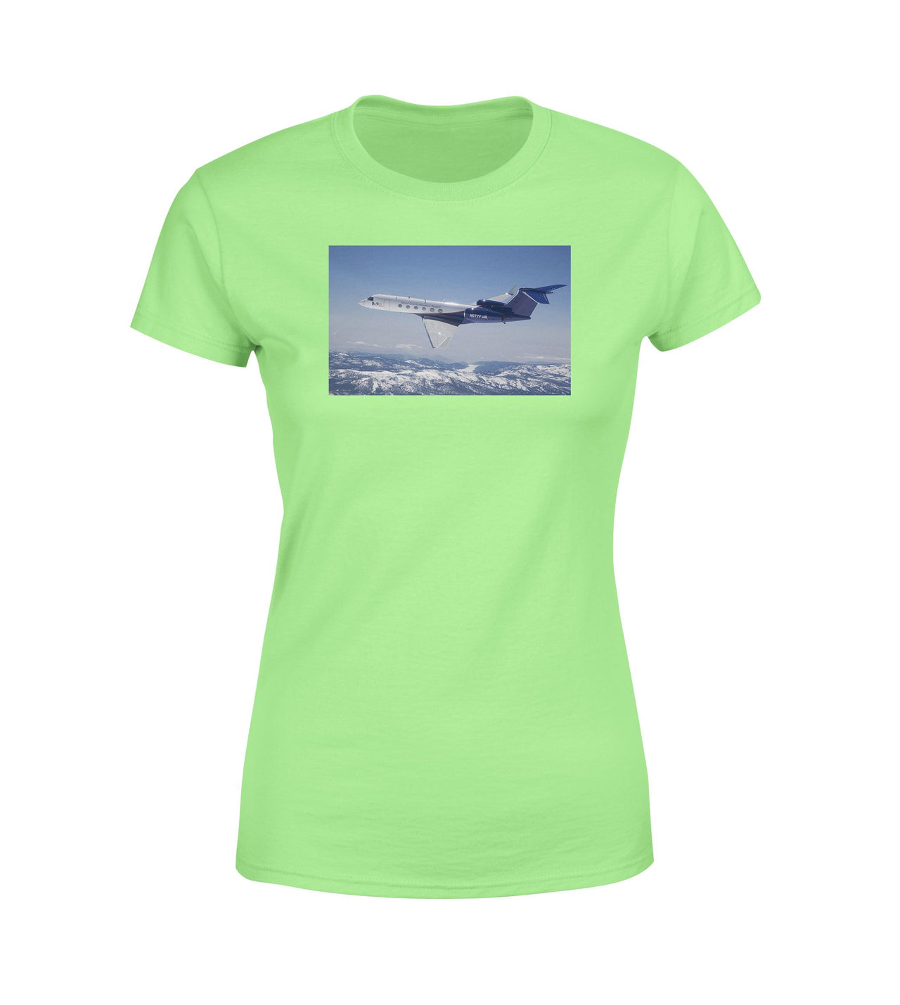 Cruising Gulfstream Jet Designed Women T-Shirts
