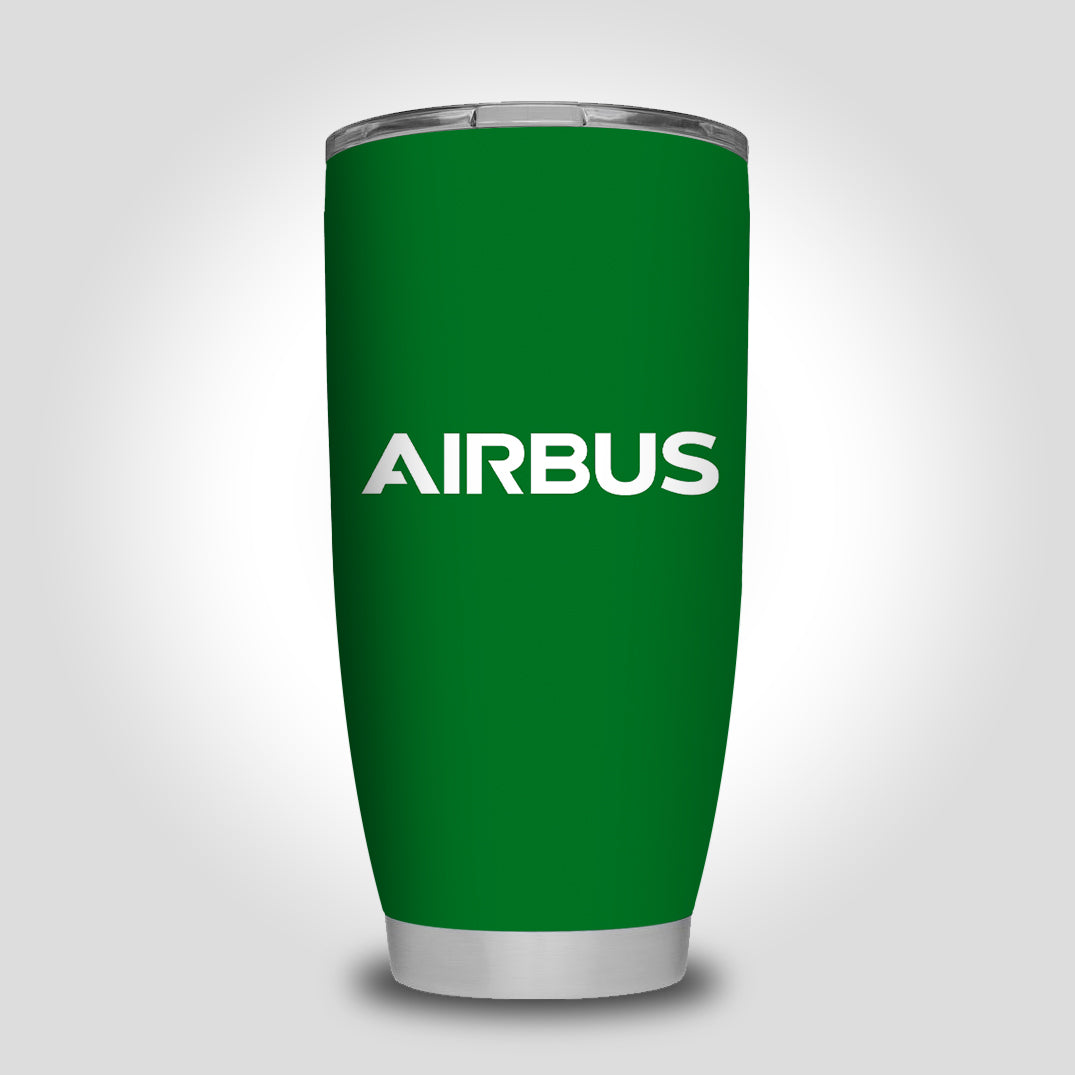 Airbus & Text Designed Tumbler Travel Mugs