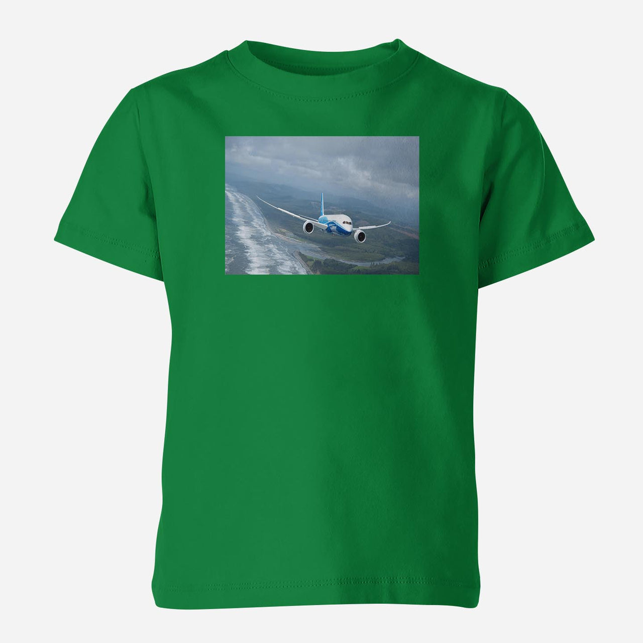 Cruising Boeing 787 Designed Children T-Shirts