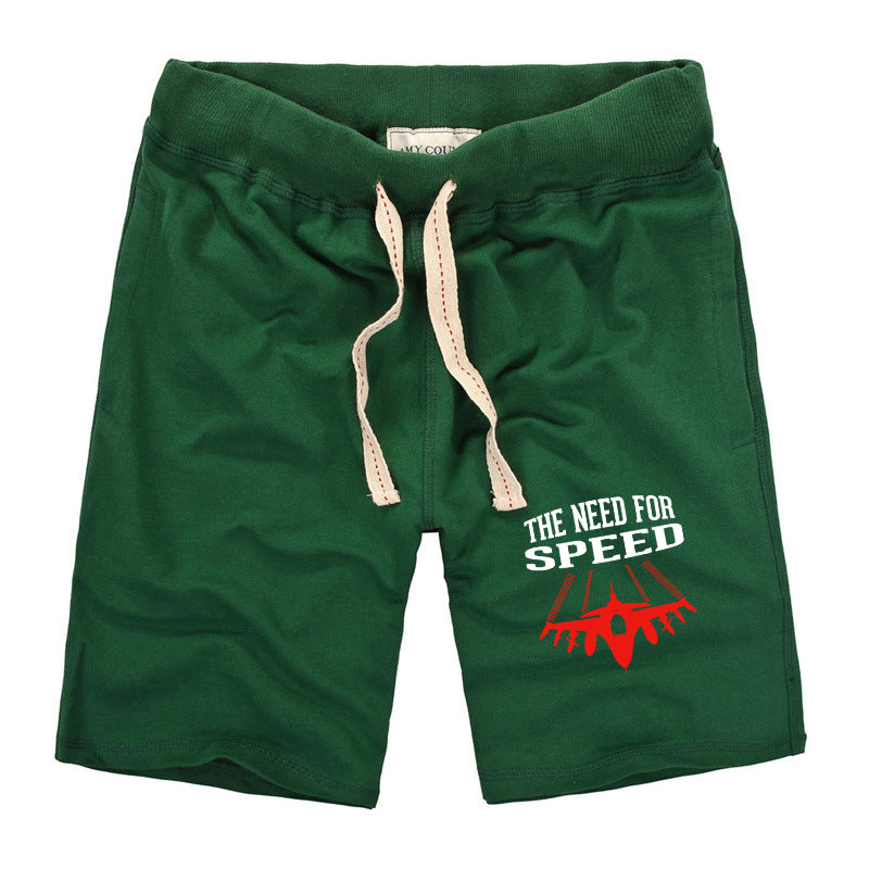 The Need For Speed Designed Cotton Shorts