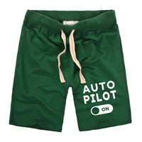 Thumbnail for Auto Pilot ON Designed Cotton Shorts