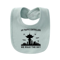 Thumbnail for Air Traffic Controllers - We Rule The Sky Designed Baby Saliva & Feeding Towels