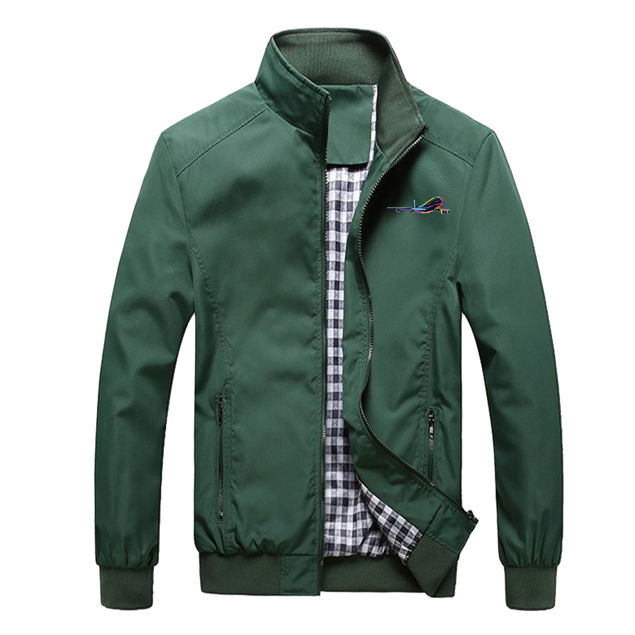 Multicolor Airplane Designed Stylish Jackets
