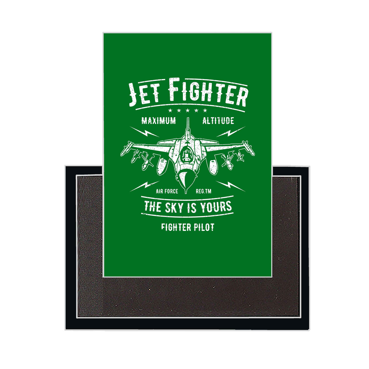 Jet Fighter - The Sky is Yours Designed Magnets