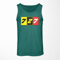 Thumbnail for Flat Colourful 727 Designed Tank Tops