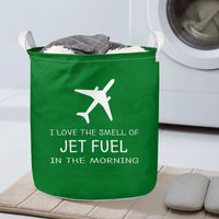 Thumbnail for I Love The Smell Of Jet Fuel In The Morning Designed Laundry Baskets