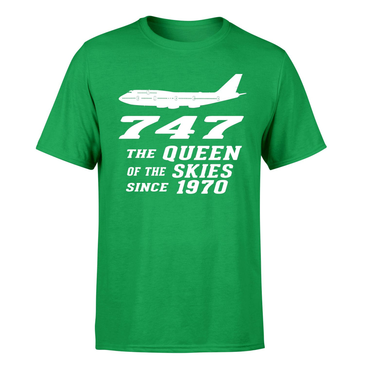 Boeing 747 - Queen of the Skies (2) Designed T-Shirts