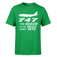 Thumbnail for Boeing 747 - Queen of the Skies (2) Designed T-Shirts