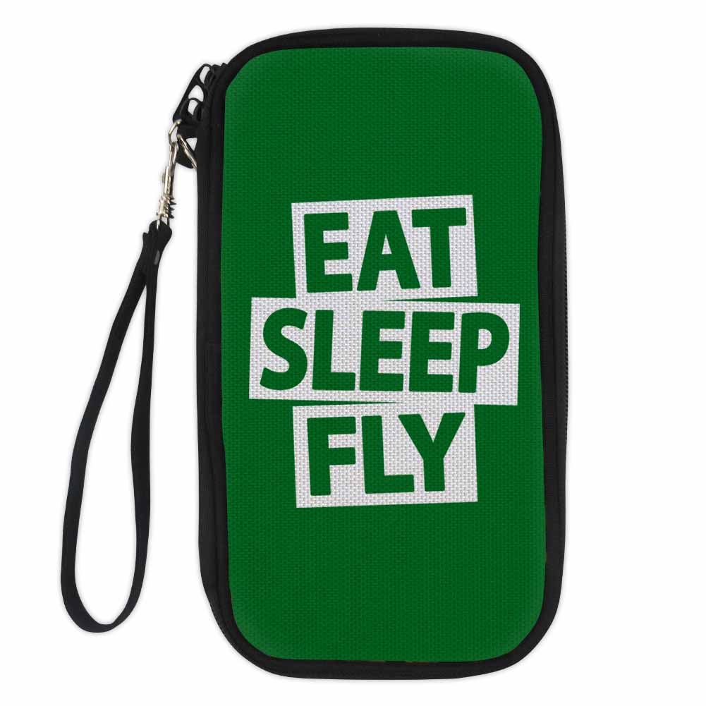 Eat Sleep Fly Designed Travel Cases & Wallets