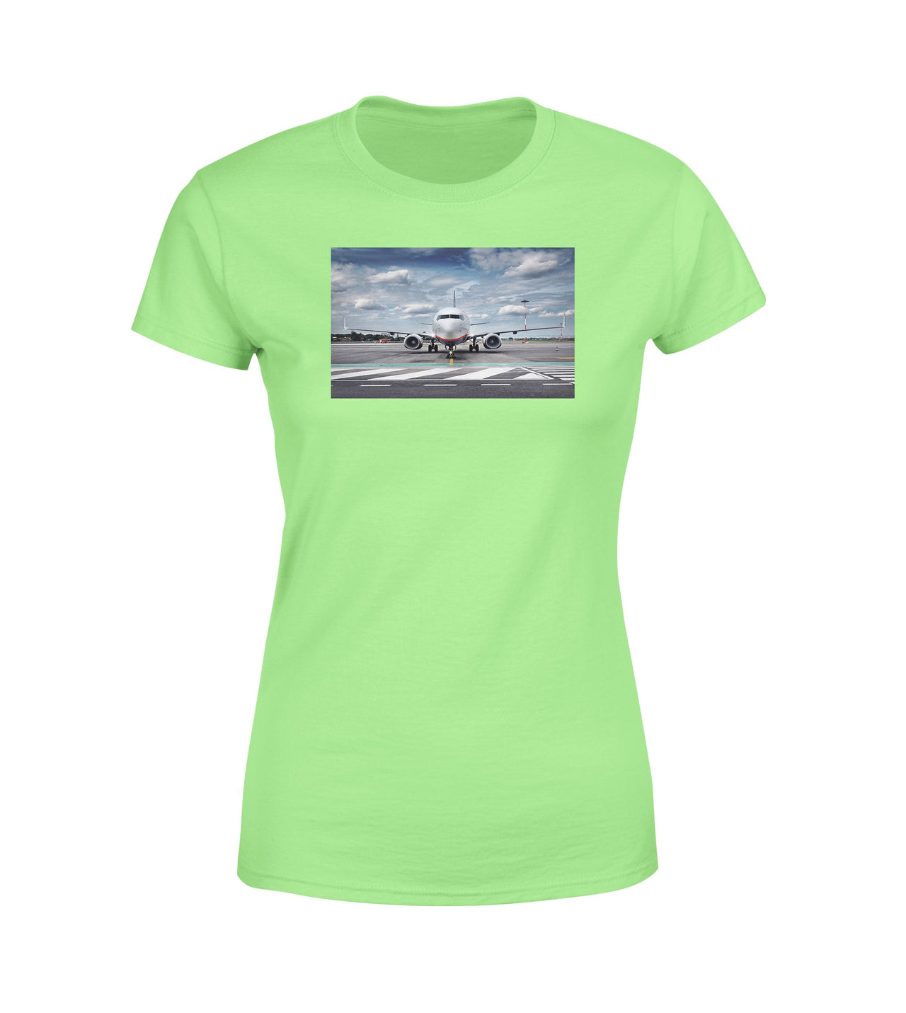 Amazing Clouds and Boeing 737 NG Designed Women T-Shirts