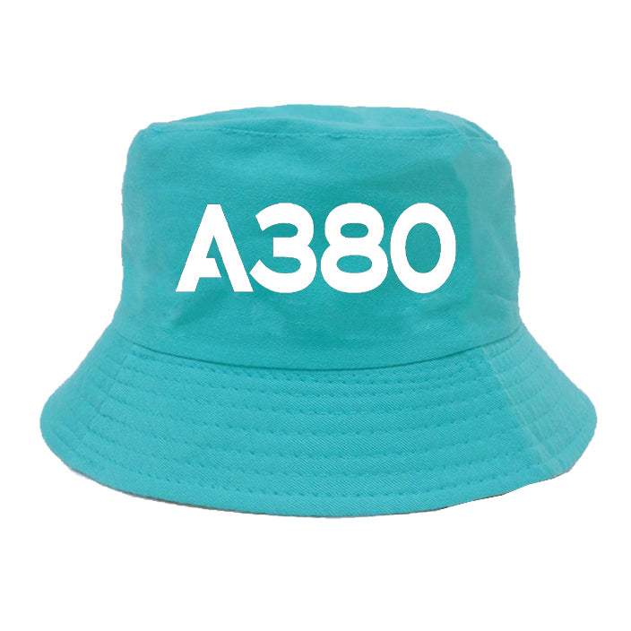 A380 Flat Text Designed Summer & Stylish Hats