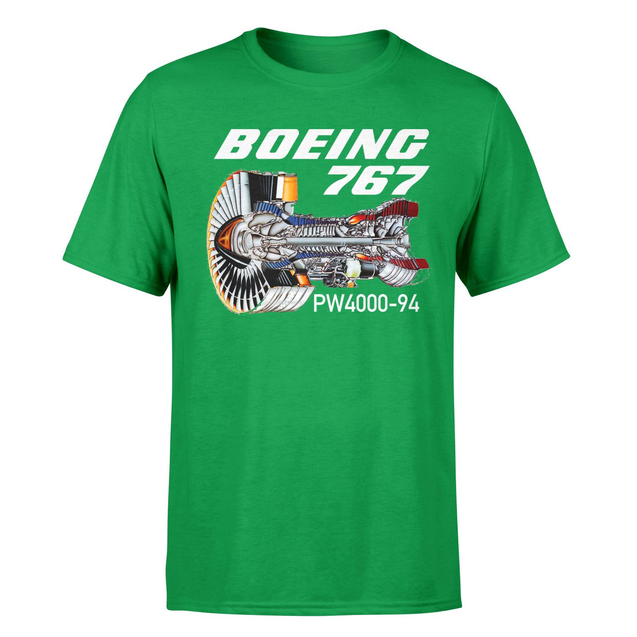 Boeing 767 Engine (PW4000-94) Designed T-Shirts