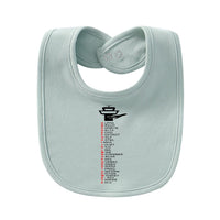 Thumbnail for Aviation Alphabet Designed Baby Saliva & Feeding Towels