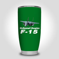 Thumbnail for The McDonnell Douglas F15 Designed Tumbler Travel Mugs