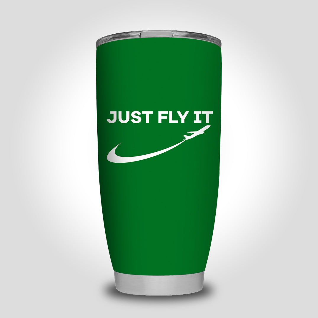 Just Fly It 2 Designed Tumbler Travel Mugs