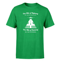 Thumbnail for One Mile of Runway Will Take you Anywhere Designed T-Shirts