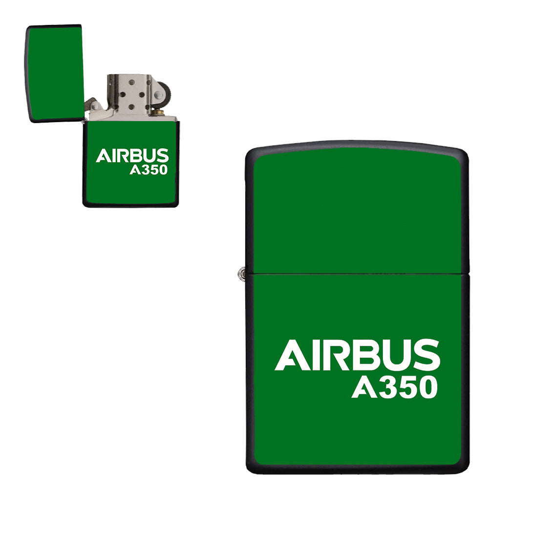 Airbus A350 & Text Designed Metal Lighters