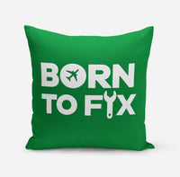 Thumbnail for Born To Fix Airplanes Designed Pillows
