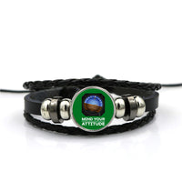 Thumbnail for Mind Your Attitude Designed Leather Bracelets