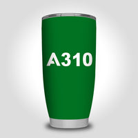 Thumbnail for A310 Flat Text Designed Tumbler Travel Mugs