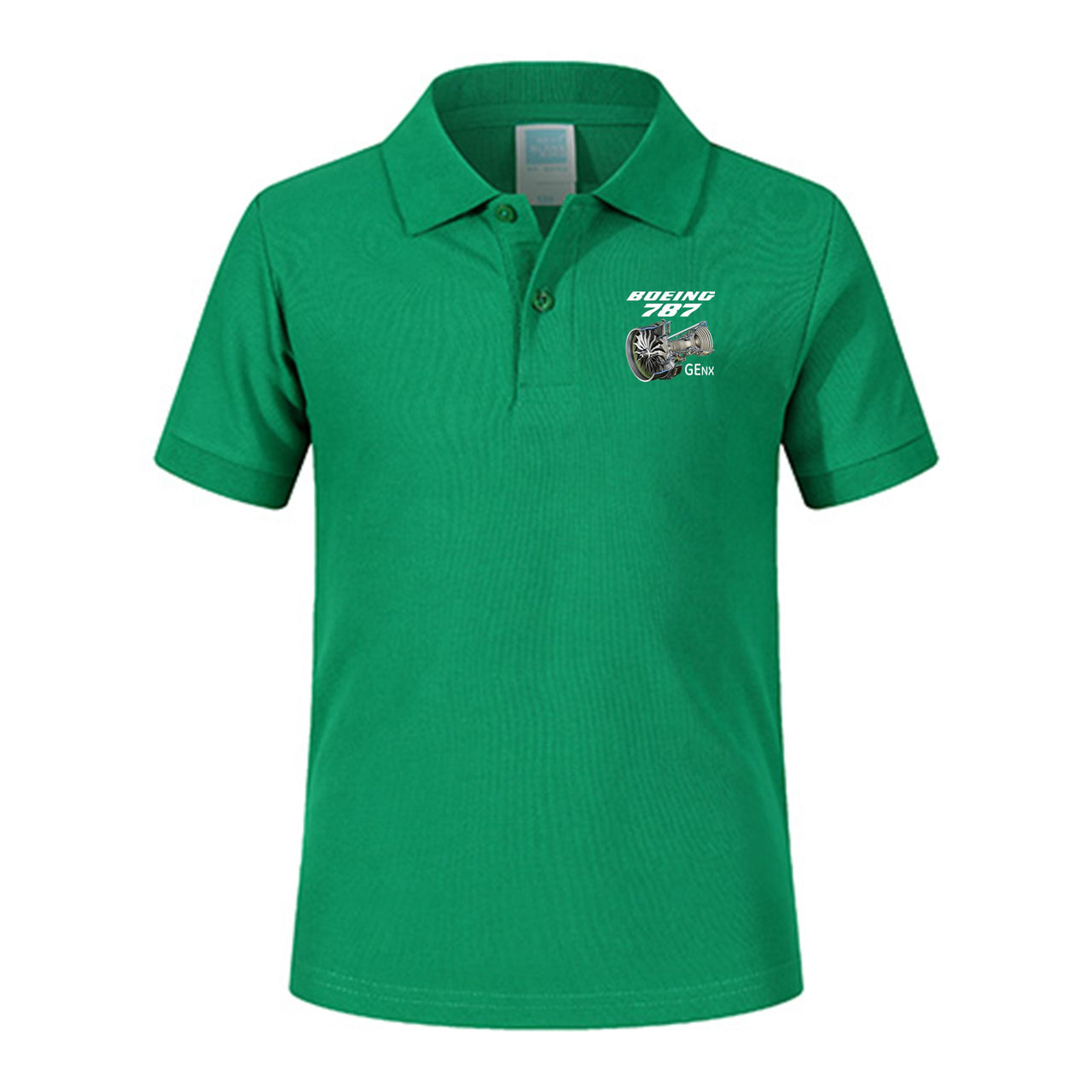 Boeing 787 & GENX Engine Designed Children Polo T-Shirts