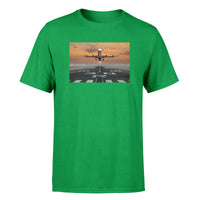 Thumbnail for Aircraft Departing from RW30 Designed T-Shirts