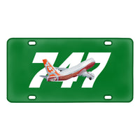 Thumbnail for Super Boeing 747 Intercontinental Designed Metal (License) Plates