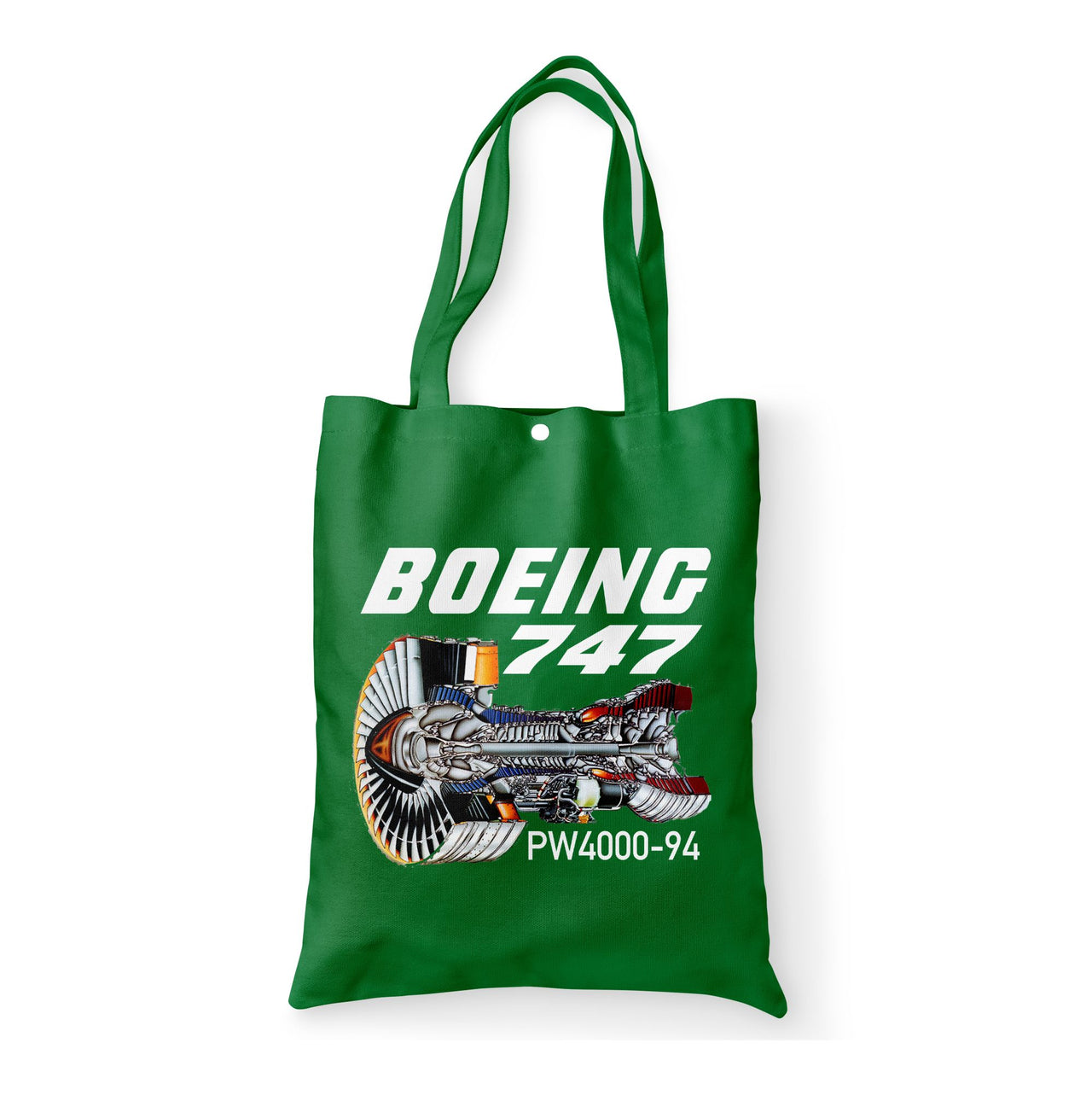 Boeing 747 & PW4000-94 Engine Designed Tote Bags