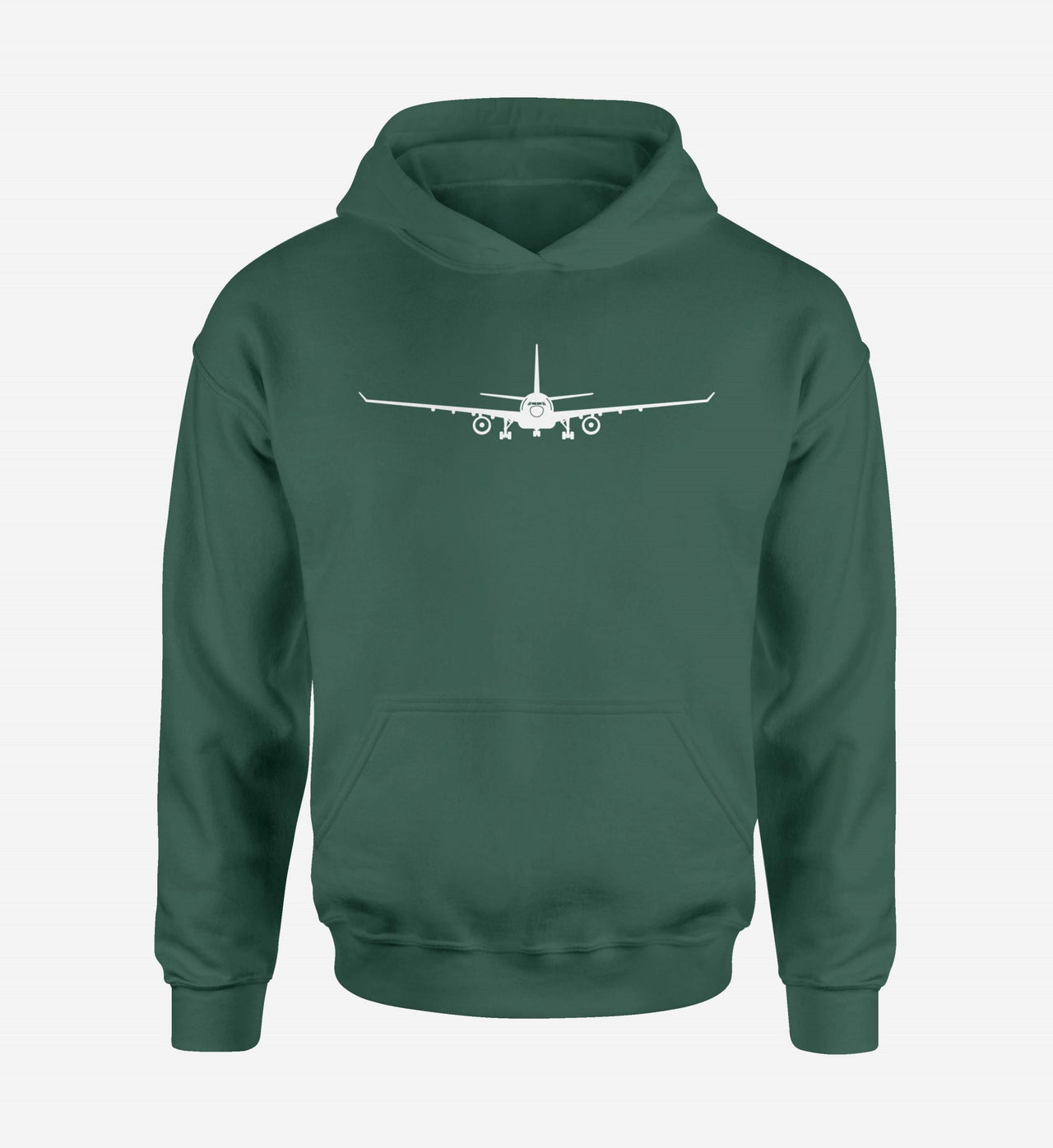 Airbus A330 Silhouette Designed Hoodies
