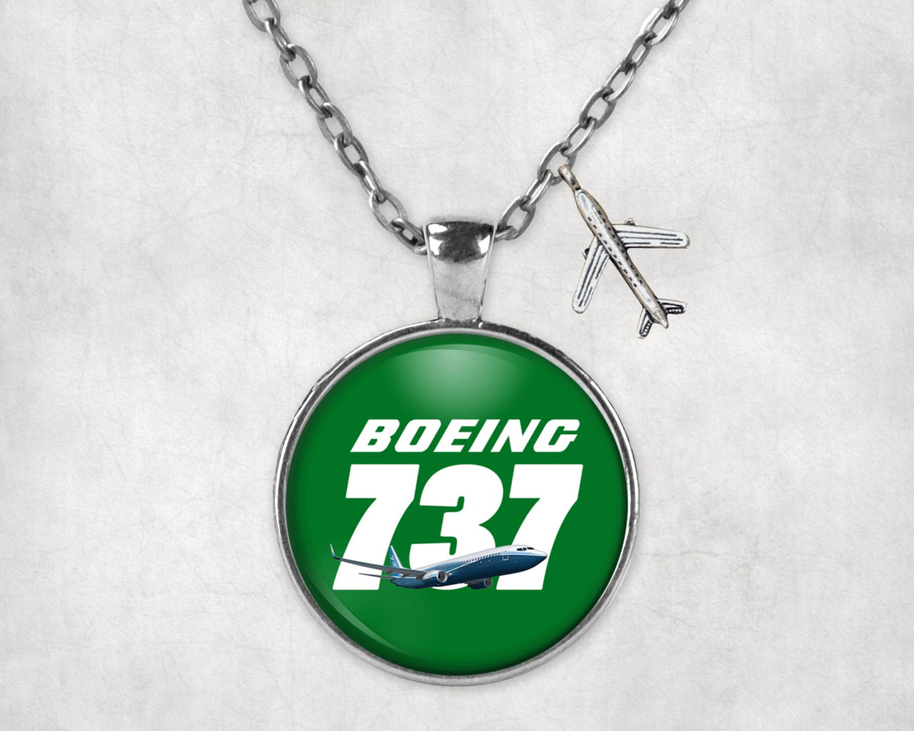 Super Boeing 737+Text Designed Necklaces