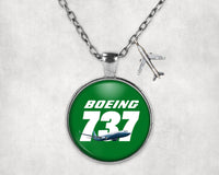 Thumbnail for Super Boeing 737+Text Designed Necklaces