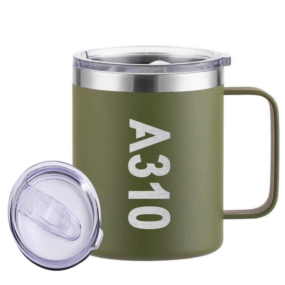 A310 Text Designed Stainless Steel Laser Engraved Mugs