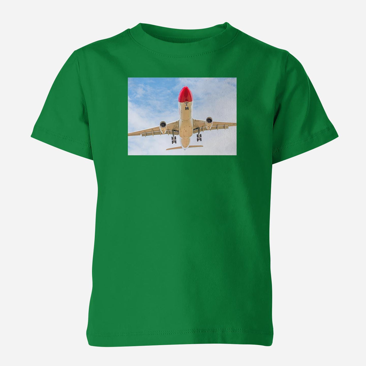 Beautiful Airbus A330 on Approach Designed Children T-Shirts