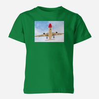 Thumbnail for Beautiful Airbus A330 on Approach Designed Children T-Shirts