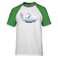 Thumbnail for Antonov 225 Side Profile Designed Raglan T-Shirts