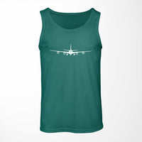 Thumbnail for Airbus A340 Silhouette Designed Tank Tops