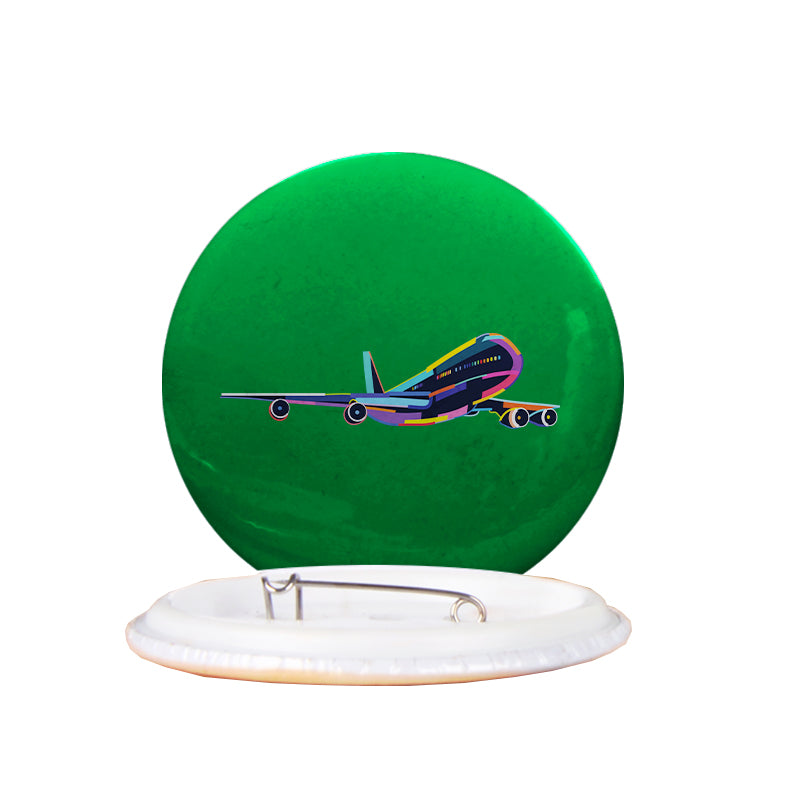 Multicolor Airplane Designed Pins