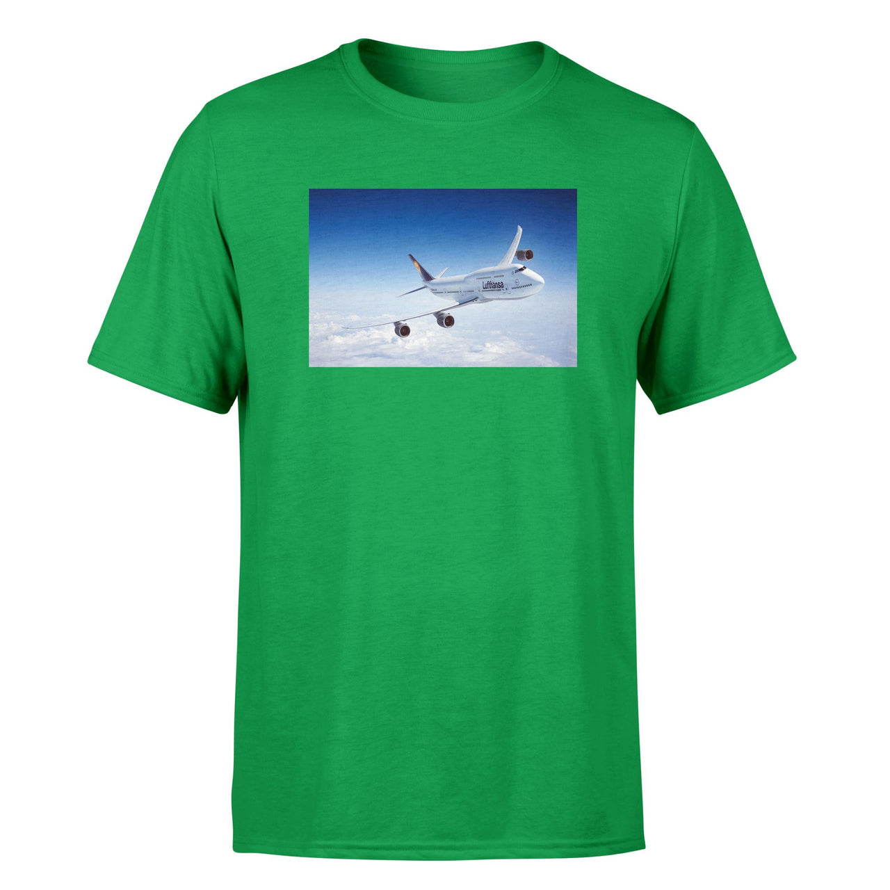 Cruising Lufthansa's Boeing 747 Designed T-Shirts