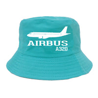 Thumbnail for Airbus A320 Printed Designed Summer & Stylish Hats