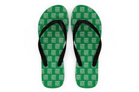 Thumbnail for Airline Pilot Label Designed Slippers (Flip Flops)