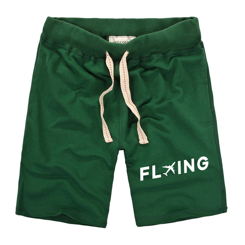 Flying Designed Cotton Shorts