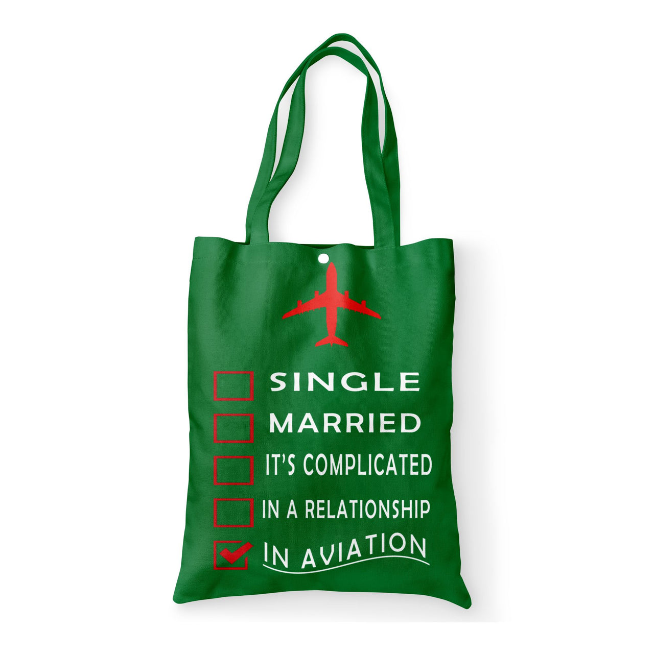 In Aviation Designed Tote Bags