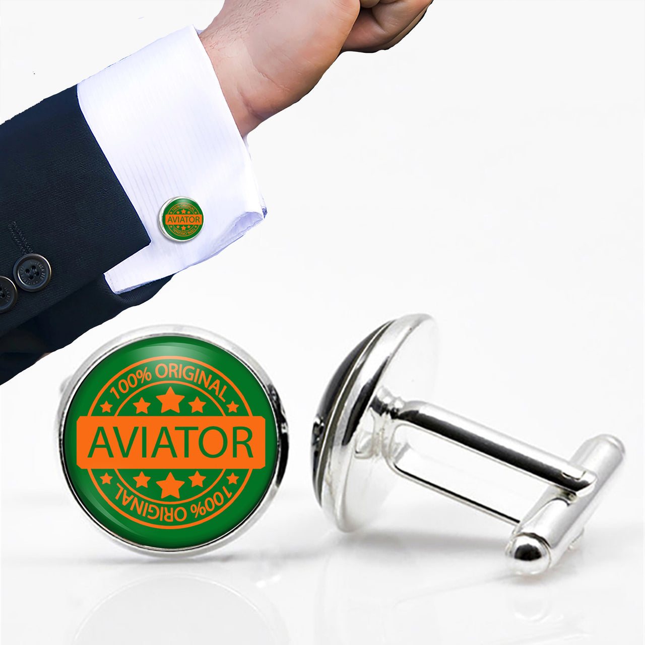 100 Original Aviator Designed Cuff Links