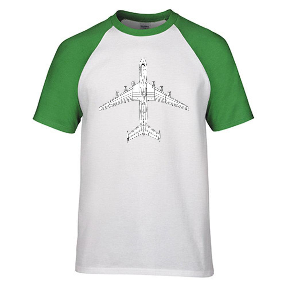 Antonov 225 (8) Designed Raglan T-Shirts