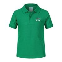 Thumbnail for The McDonnell Douglas F15 Designed Children Polo T-Shirts