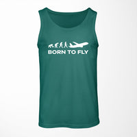 Thumbnail for Born To Fly Designed Tank Tops