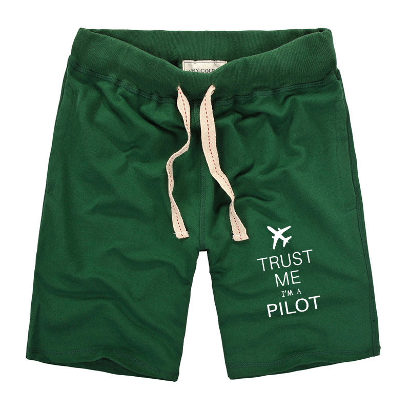Trust Me I'm a Pilot 2 Designed Cotton Shorts